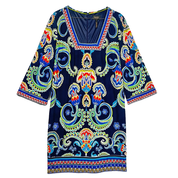 Laundry By Shelli Segal Dresses & Skirts - Laundry By Shelli Segal Blue Multicolor Dress Size 10